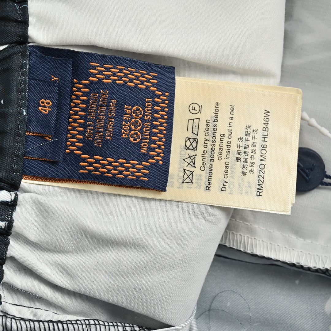 Louis Vuitton 24ss all over print monogram silk suit beach shorts