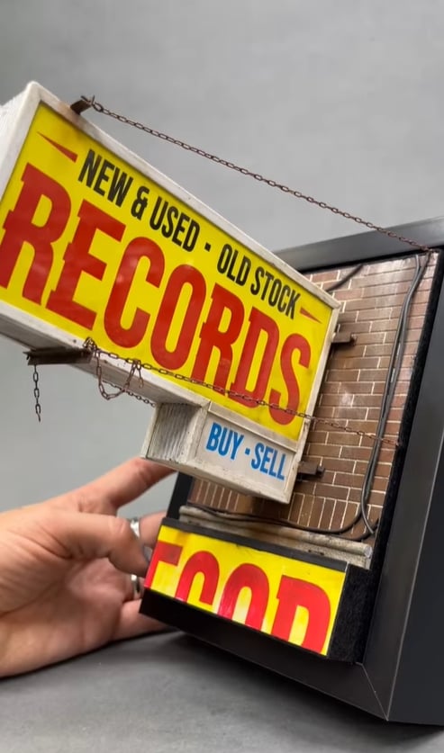 🔥Last Day 49% OFF💽Record Store Retro Wall Light - Record Collector Gift✨