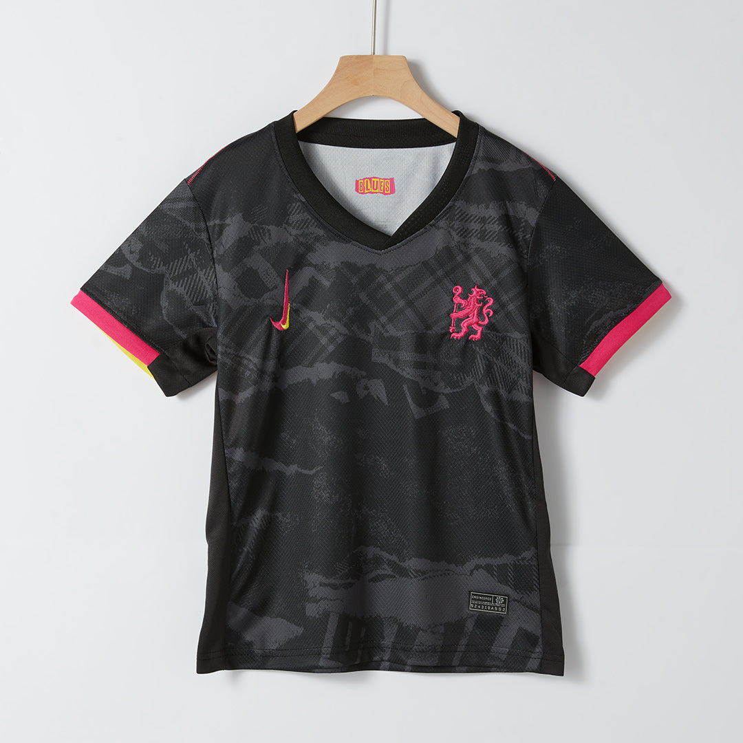 Chelsea third away kids football shirt (shirt + shorts) 2024/25