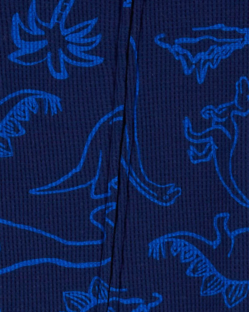Carter's 1-Piece Dinosaur Thermal Footie Pyjamas