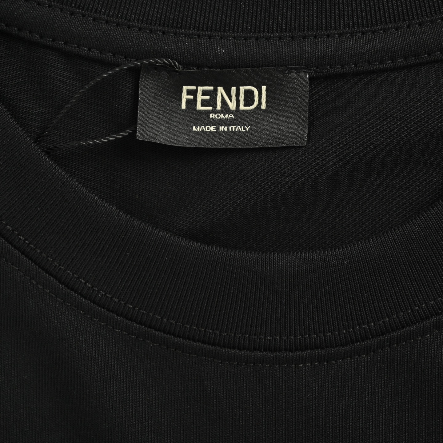 Fendi 25ss little monster eyes silicone letter logo short sleeve