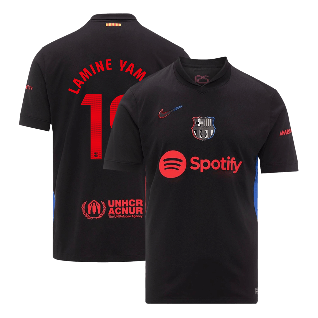 LAMINE YAMAL #19 Barcelona Away Custom Football Jersey 2024/25