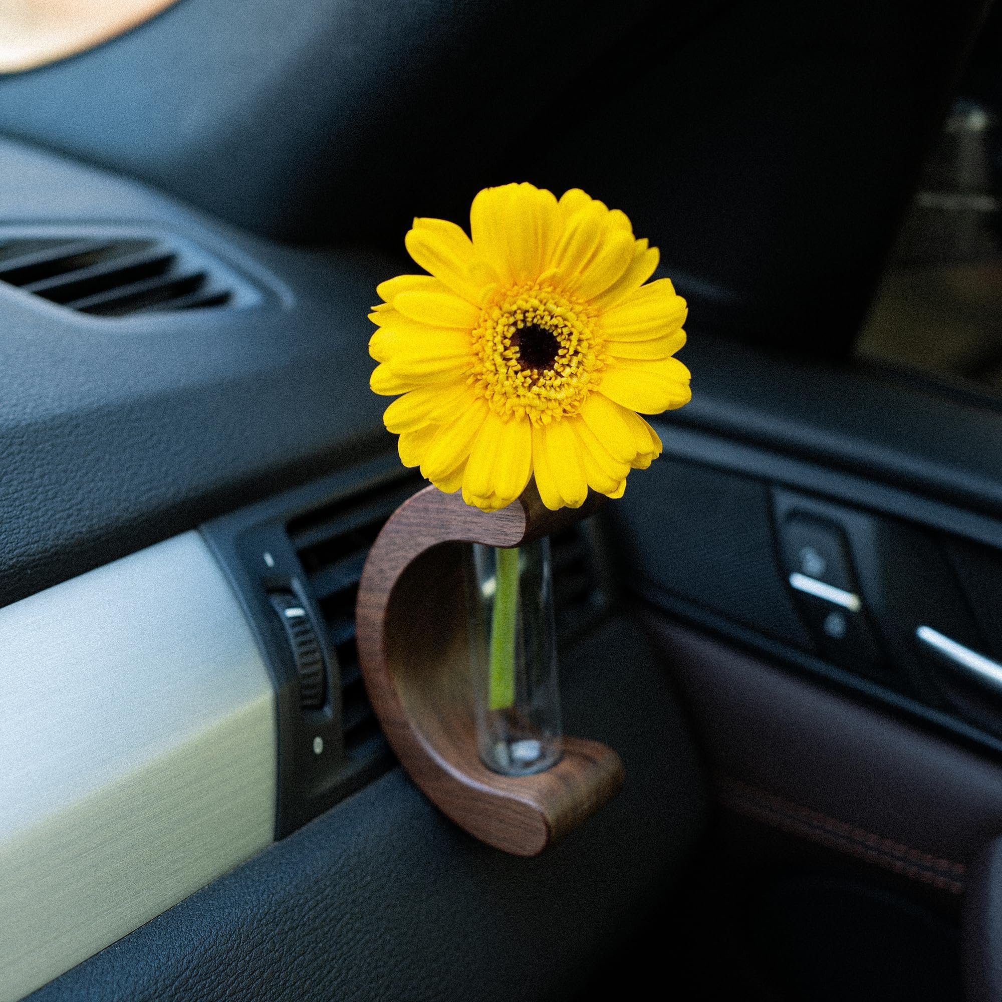 🔥On Sale🔥Solid Wooden Car Air Vent Flower Vase Clip