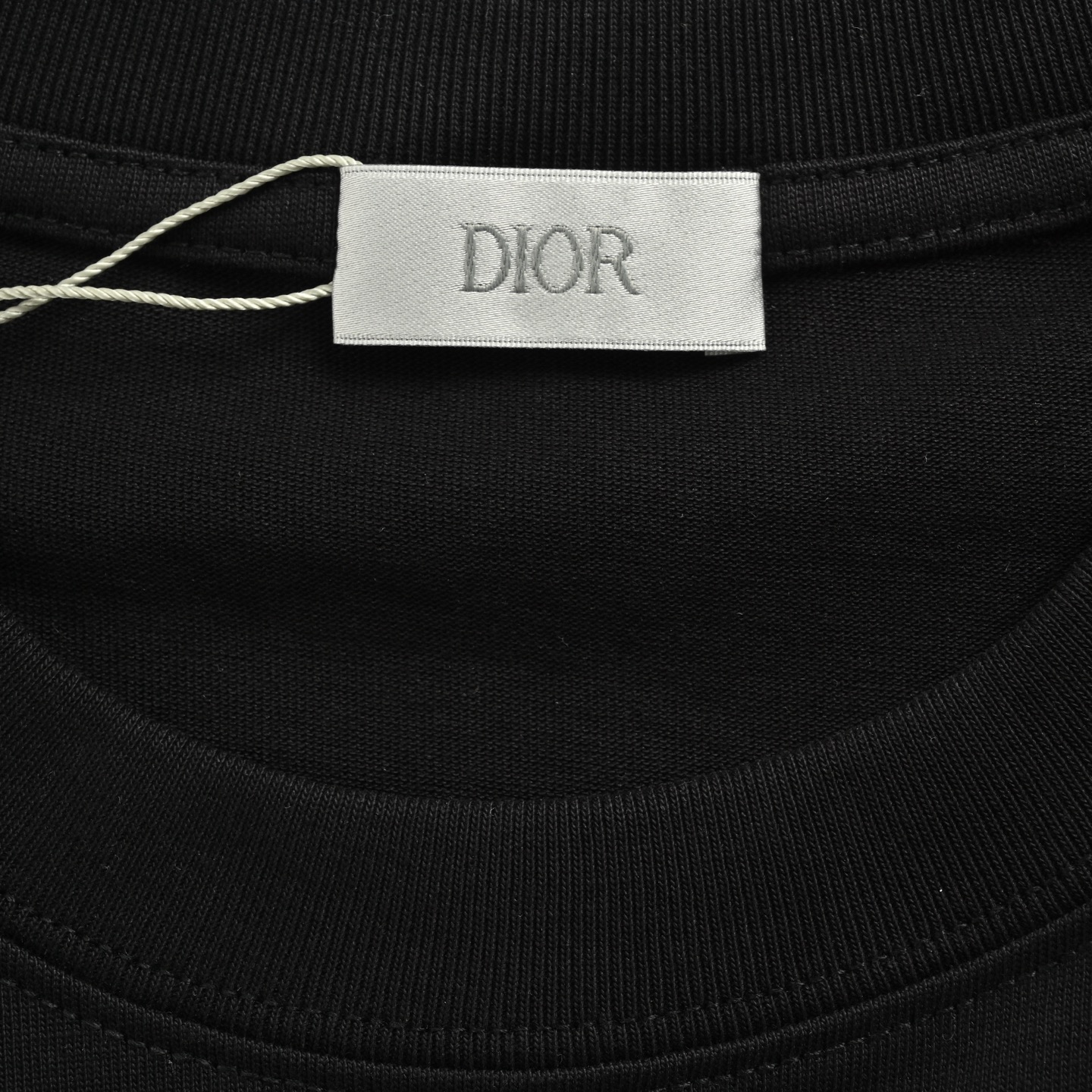 Dior 25ss toothbrush flocked lettering short sleeve