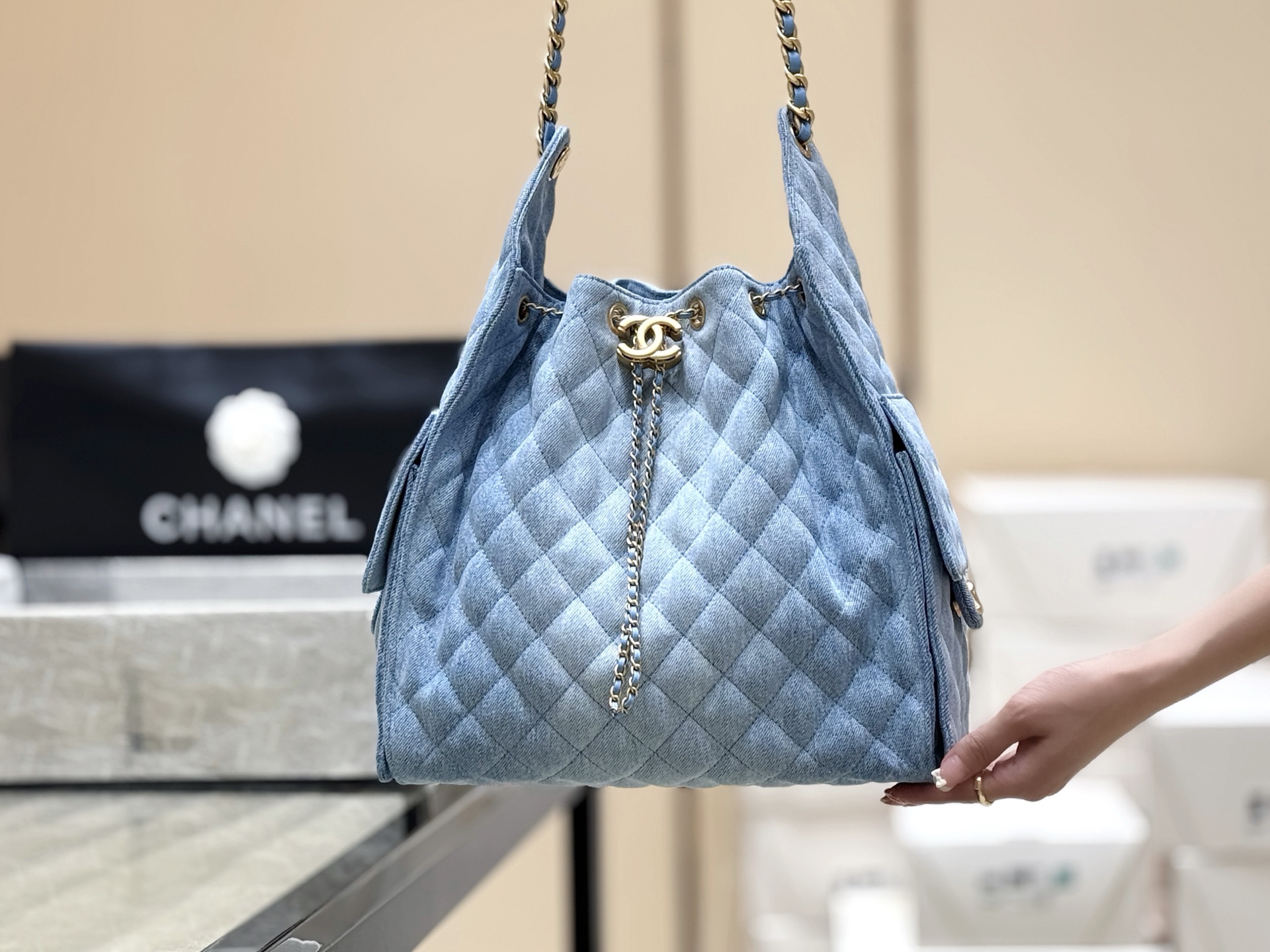 Chanel 25S Spring/Summer Collection Large Denim Handbag AS5311 00158