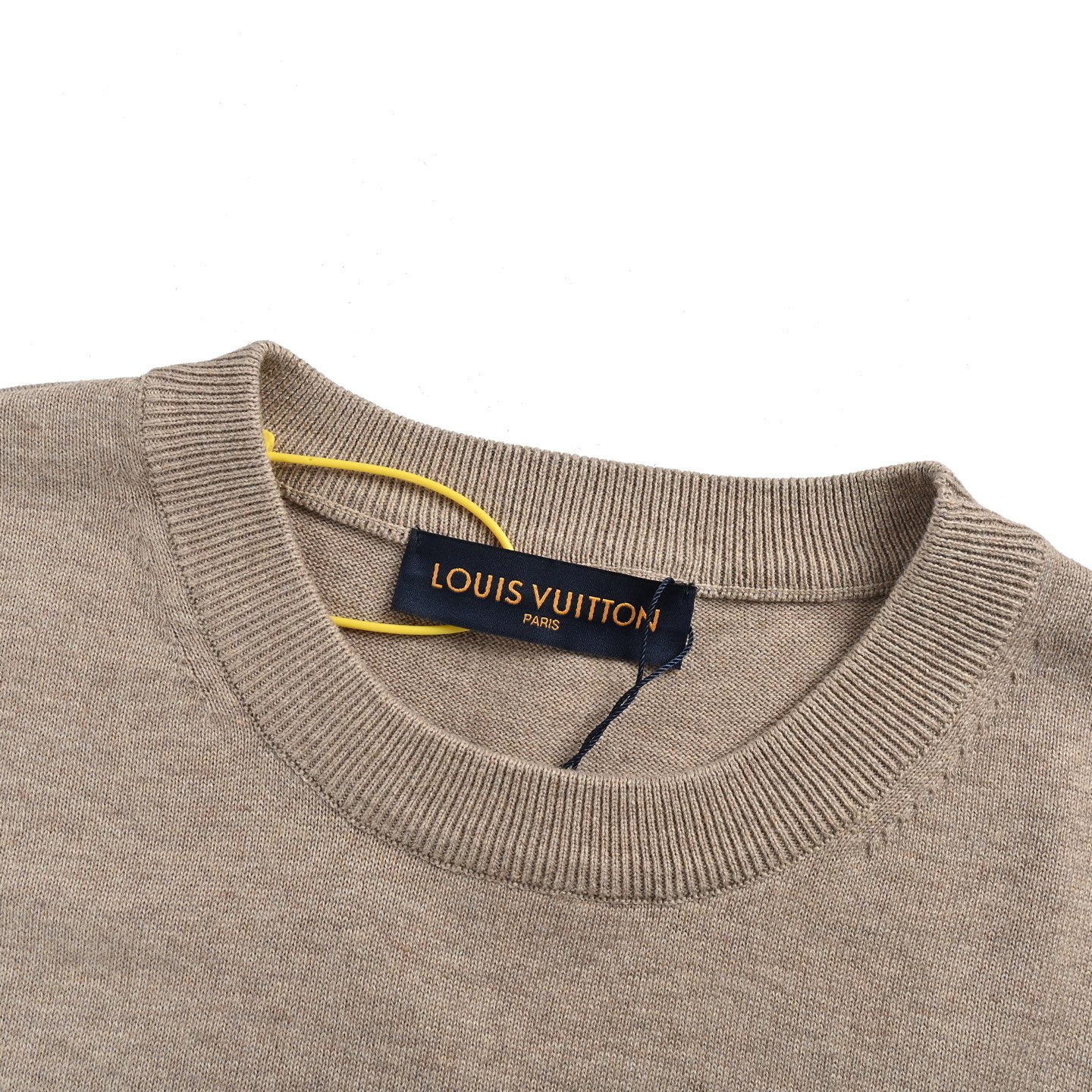 Louis Vuitton 25ss lettering jacquard knit short sleeve