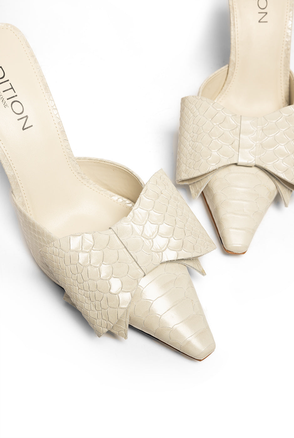 Zapatilla Mule Snake Print