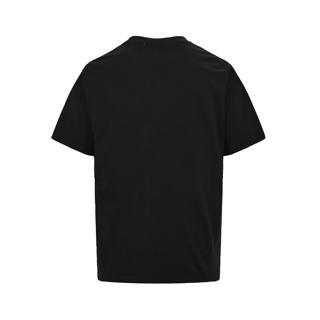 Prada 24ss three-dimensional laminated letter short sleeve