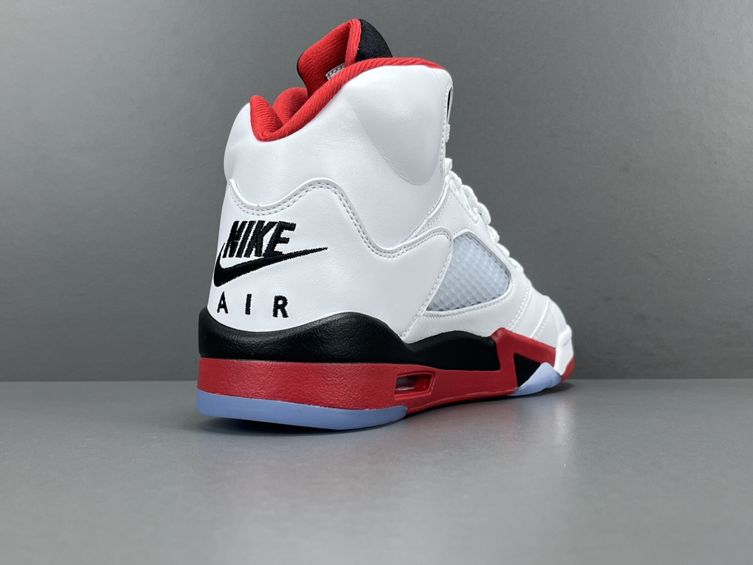 Jordan Air Jordan 5 Retro Fire Red Black Tongue  HQ7978-101