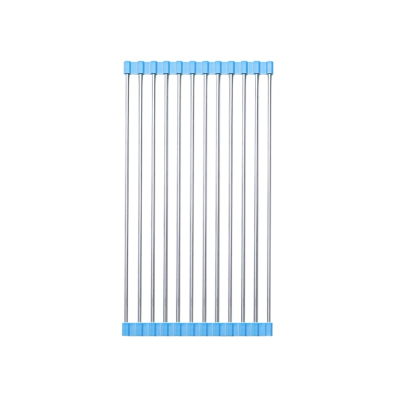 Multipurpose Over-Sink Roll-Up Dish Drying Rack
