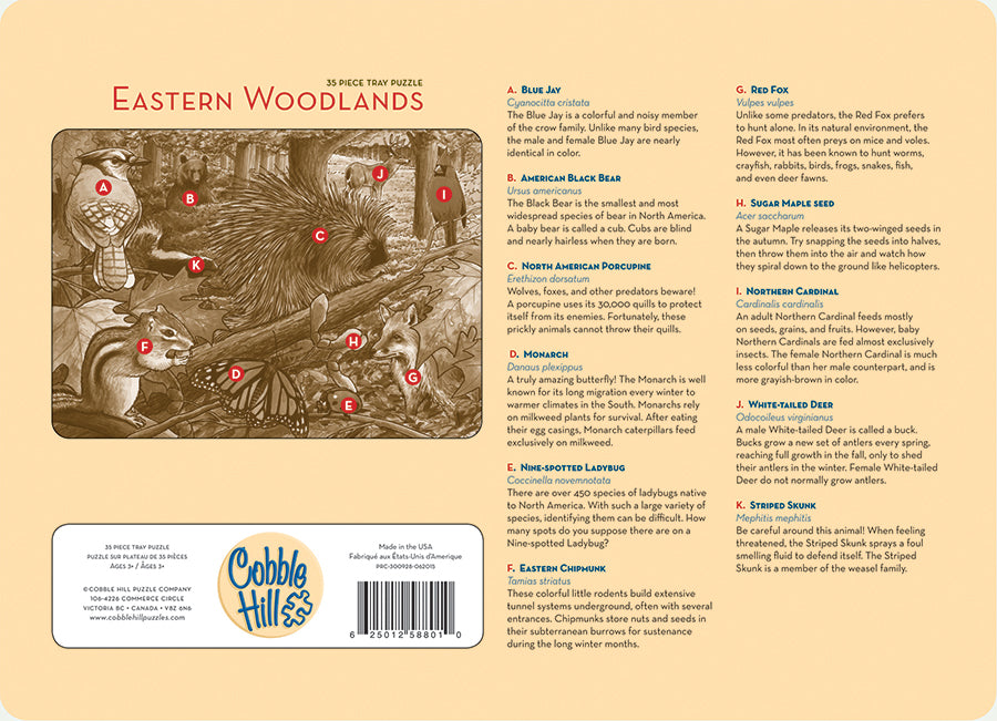 Eastern Woodlands (tray) | 35 Piece Tray