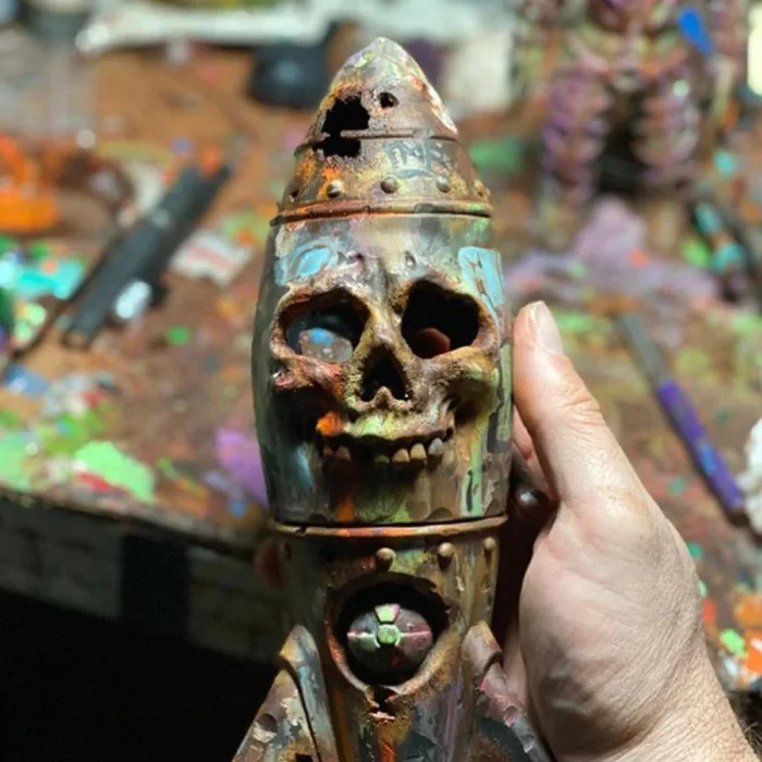 🔥Last Day Promotion-50% OFF🔥2023 New Skull Bomb - Nuclear Warhead Decor