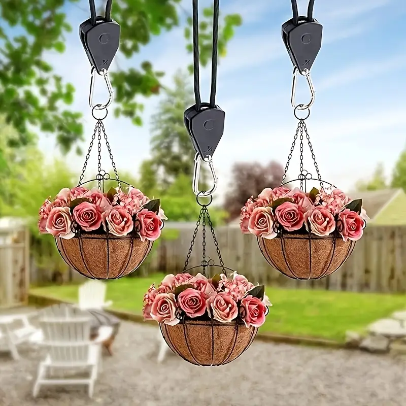 ⛺⛺Ratchet pulley rope hanger tent reflective wind rope
