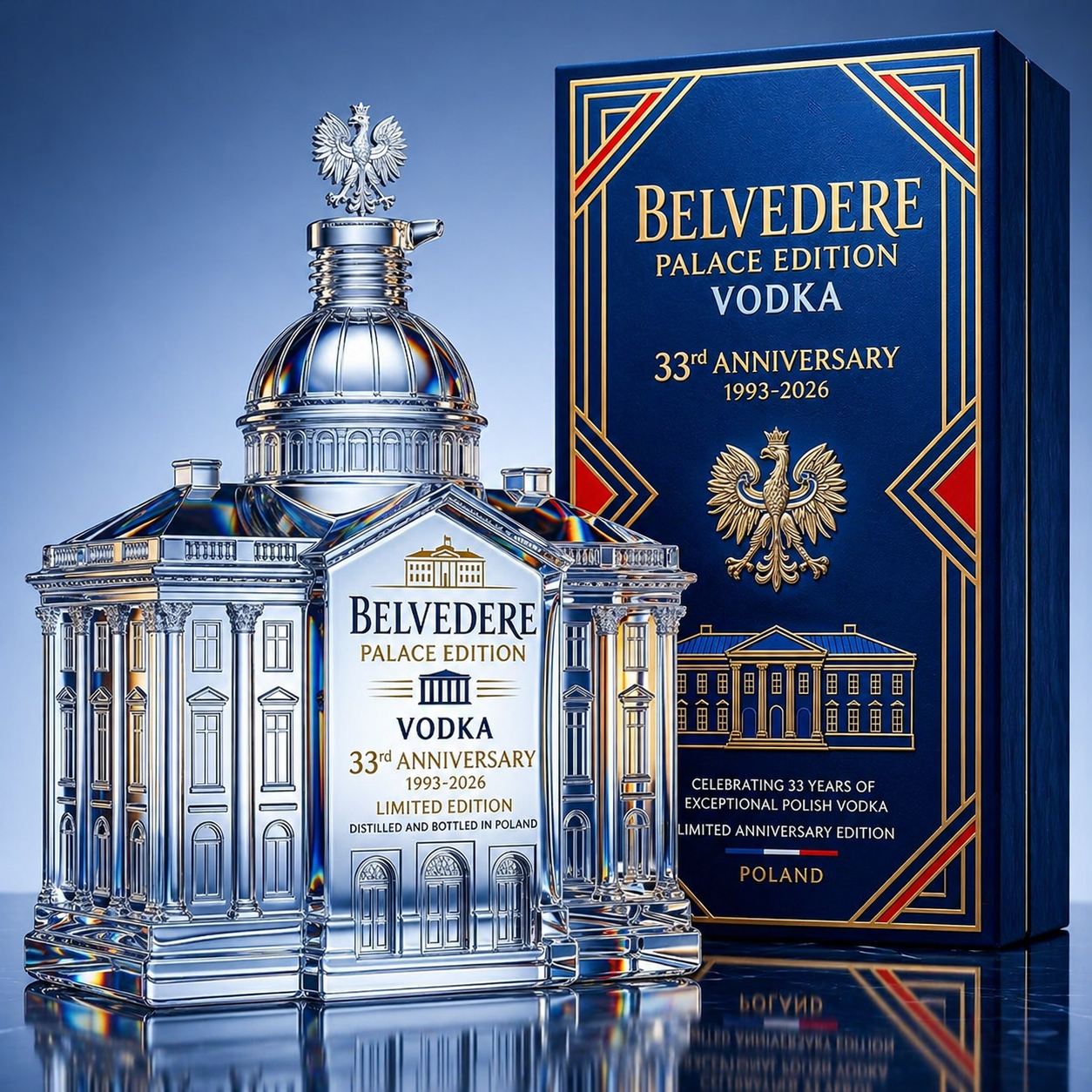 Belvedere Palace Edition 33rd Anniversary Vodka