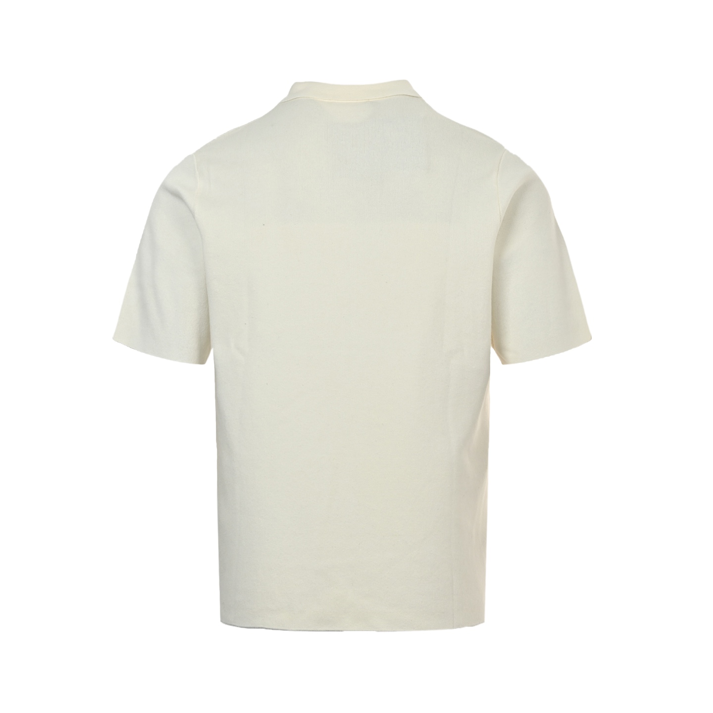 Prada triangle logo knitted Polo short sleeve