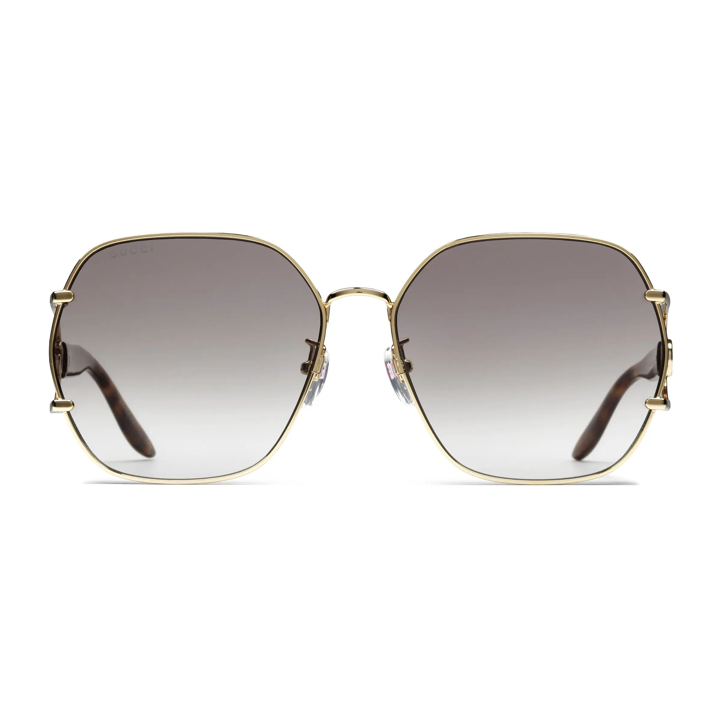 Gucci Geometric Frame Sunglasses