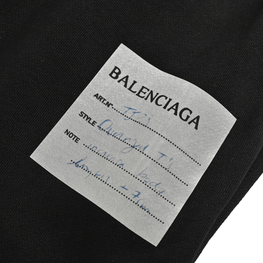Balenciaga 24ss sticky note trousers