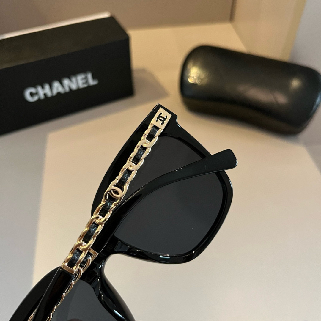 Chanel round frame sunglasses