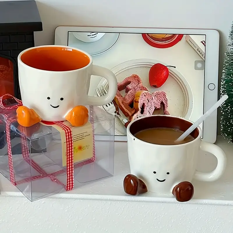 💖Buy 2 Free Shipping💖Kawaii Foot Shaped Ceramic Coffee & Beer Mug With Gift Box🎁Mother's Day Gift