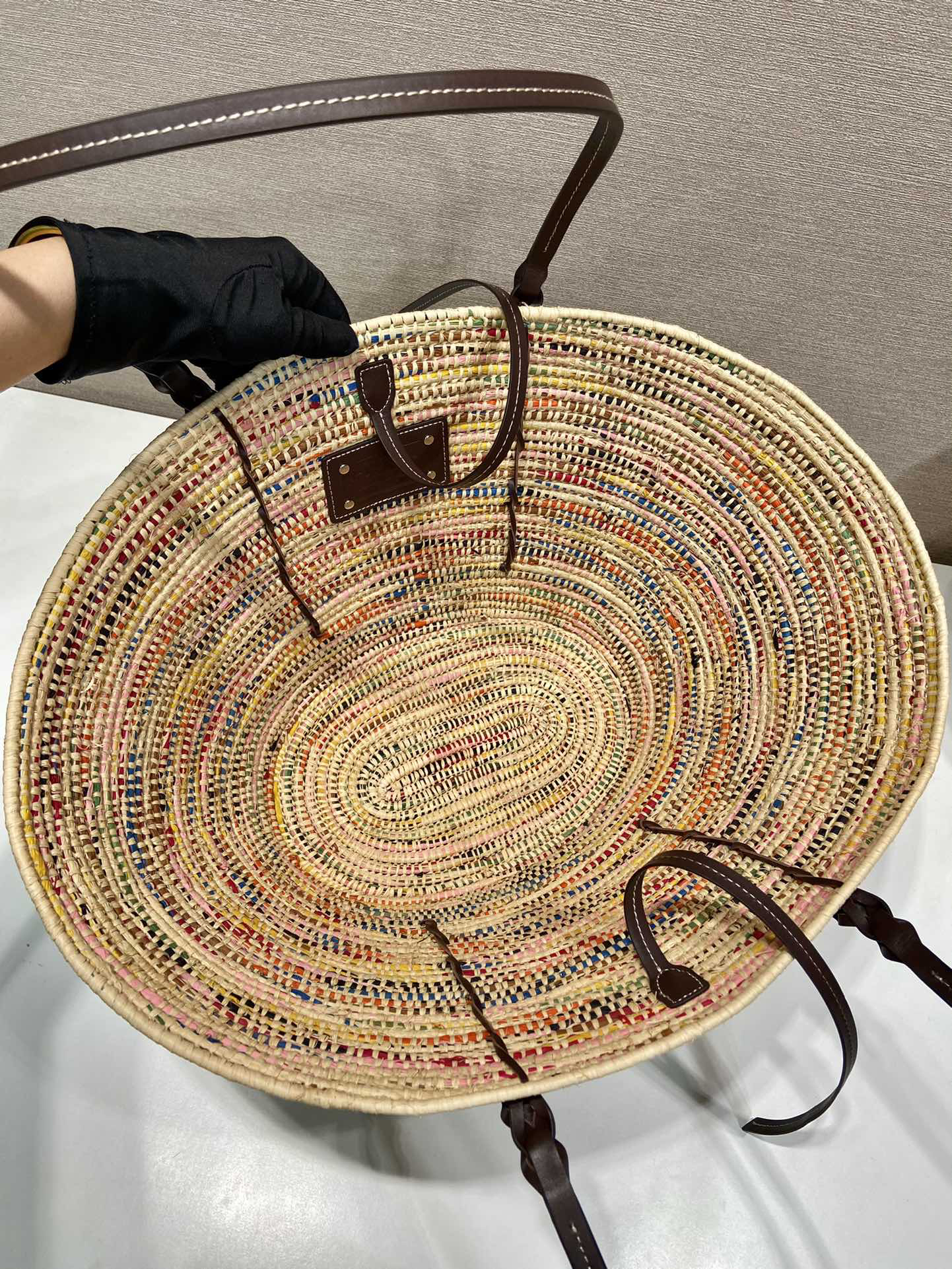 Prada Woven Vegetable Basket 1BG312