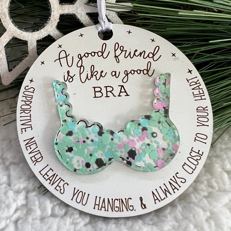 Best Friend Gift | Good Friend is Like a Bra