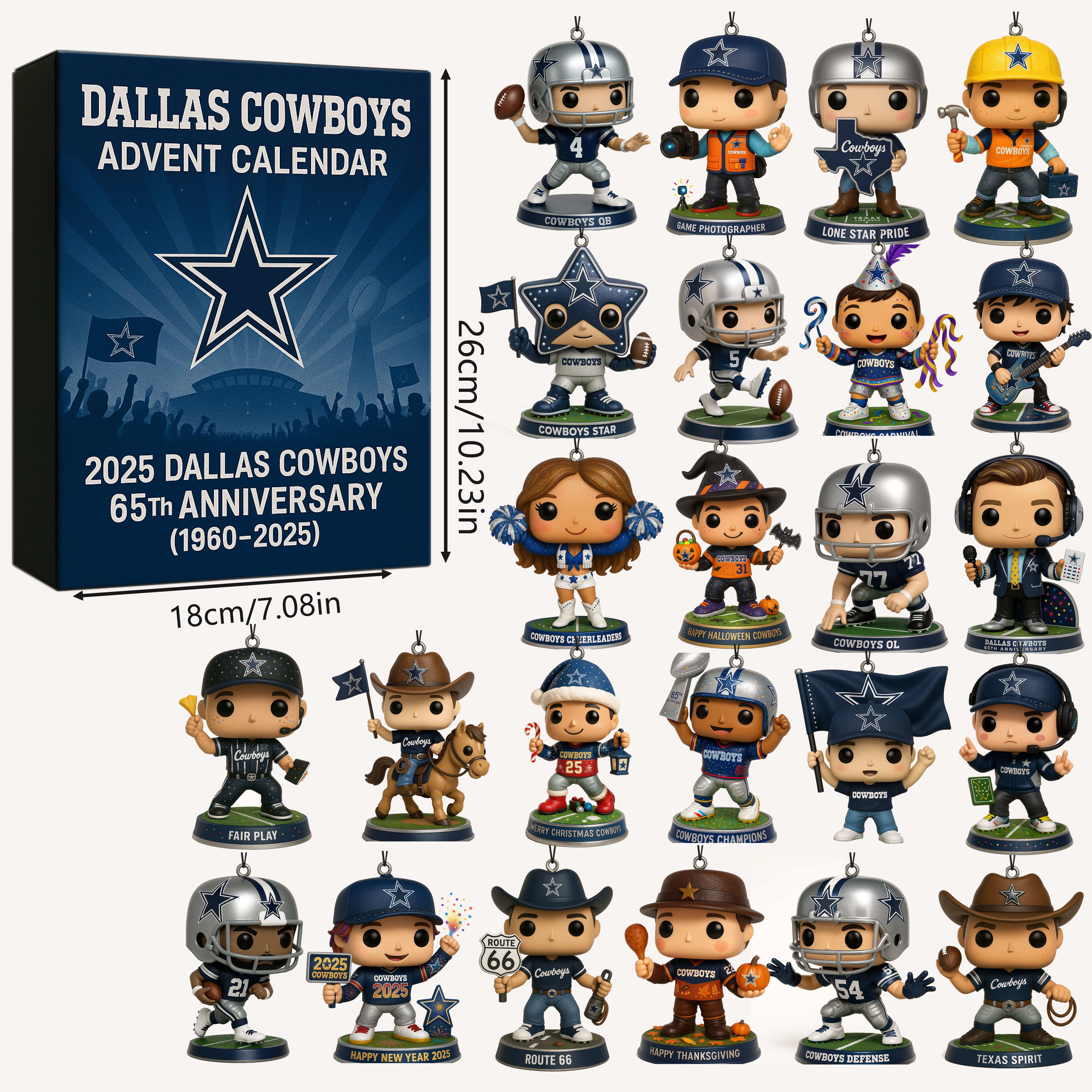 Dallas Cowboys 65th Anniversary Advent Calendar 2025