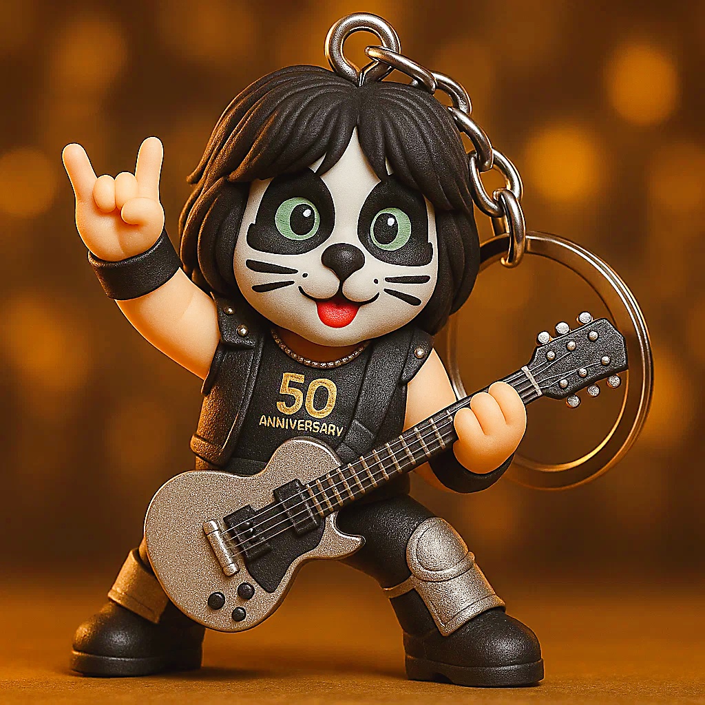 KISS 50th Anniversary Keychain