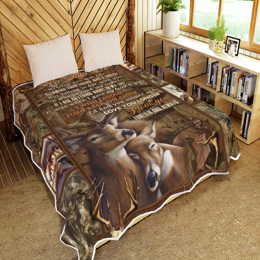 My Deer Love Quilt Blanket