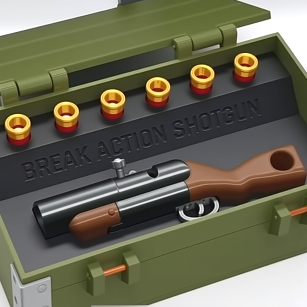 Break Action Shotgun Keychain