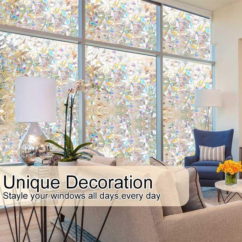 3D Rainbow Window Film，PVC refraction & No glue(🔥BUY 3 GET 1 FREE NOW &FREE SHIPPING)
