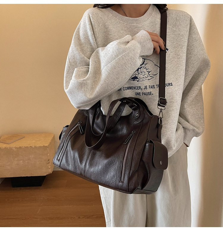 🌲Early Christmas Sale 49% OFF🌲Women's Punk Style Studded Decor Tote Bag
