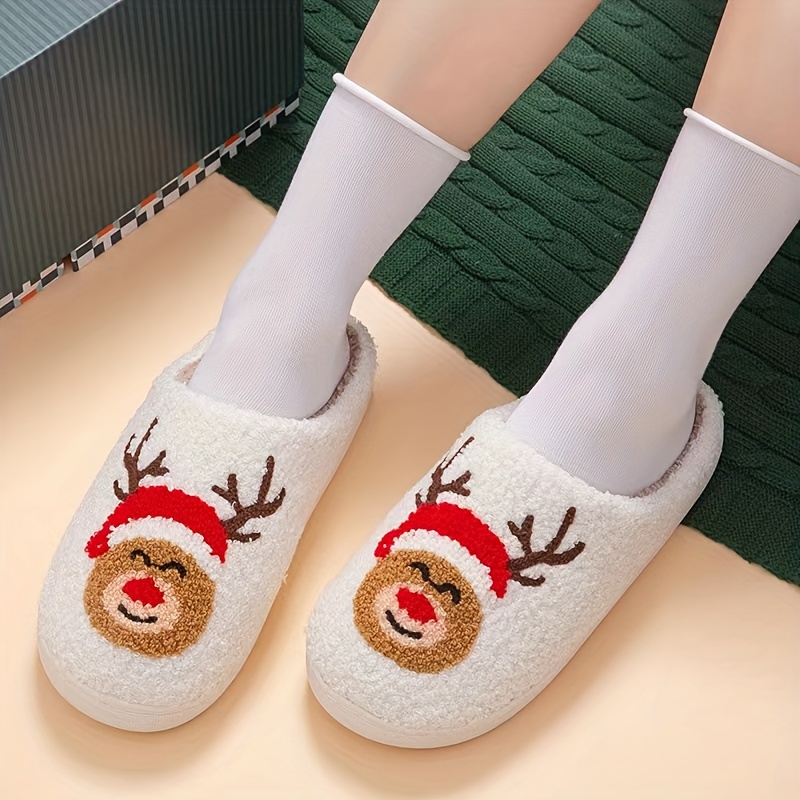 🎄Early Christmas Sale 49% OFF🎄Fuzzy Cartoon Christmas Slippers