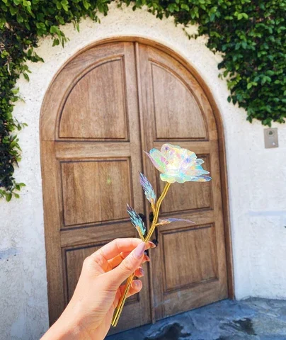 🎁A lovely GIFT! 💐Colorful Crystal Rose（Last day of special sale）