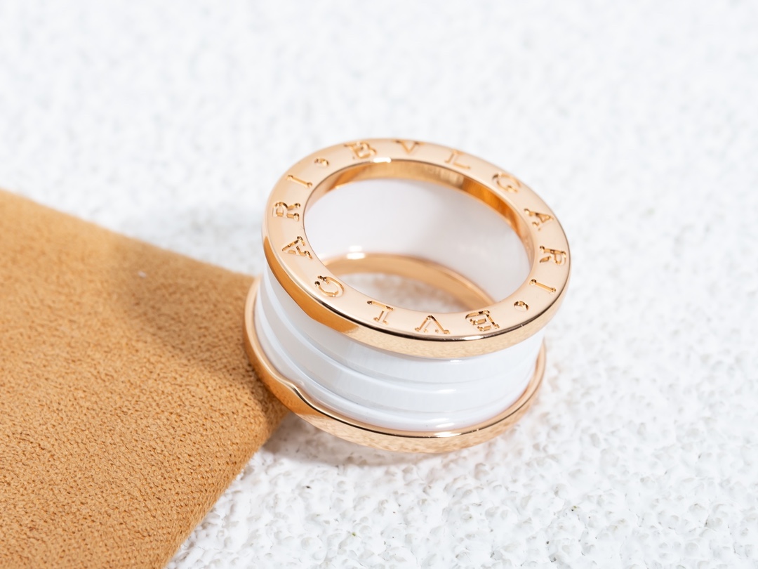 Bulgari Wide Ceramic Ring