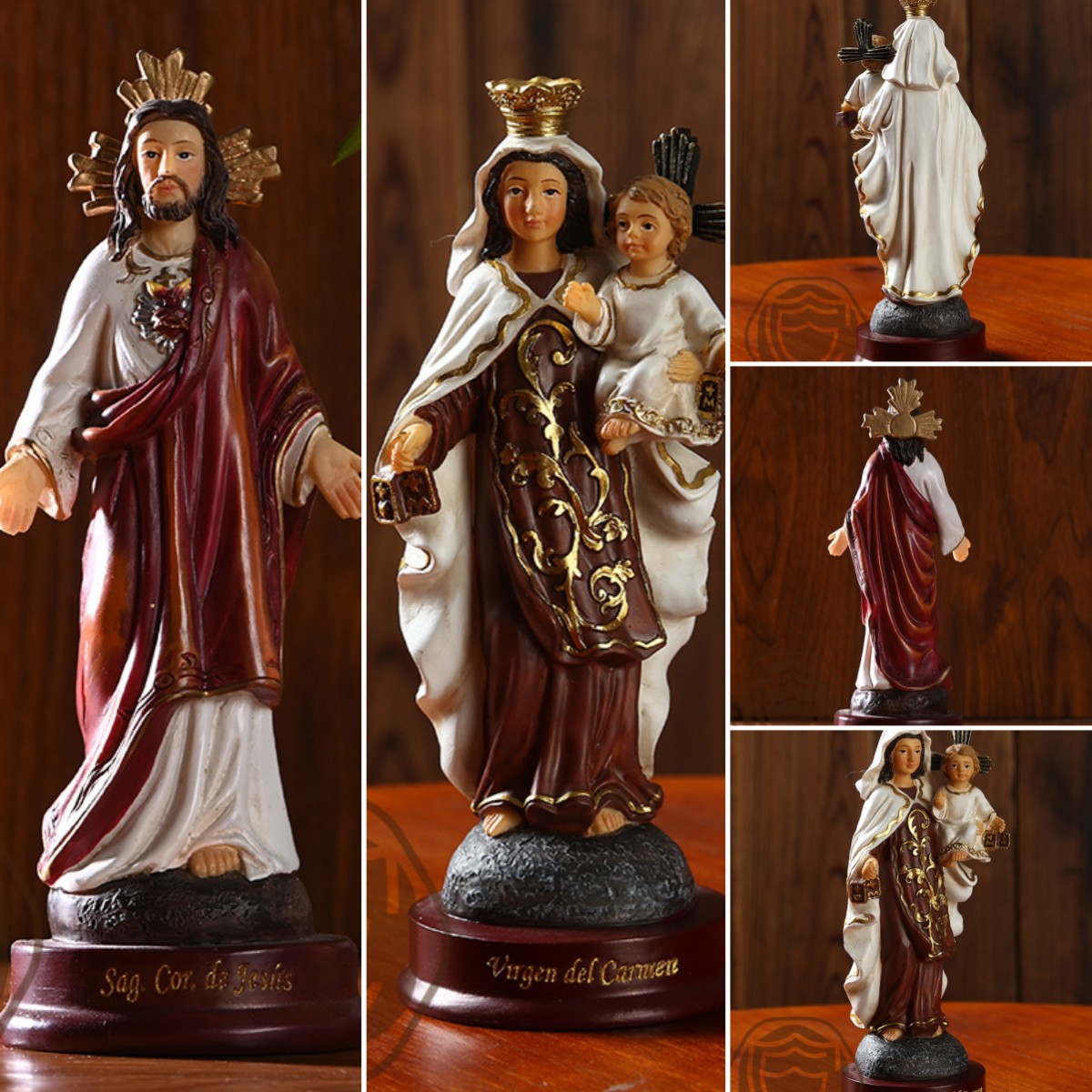 🔥ON SALE🔥 Statue of Jesus and Virgin Mary - 8.7
