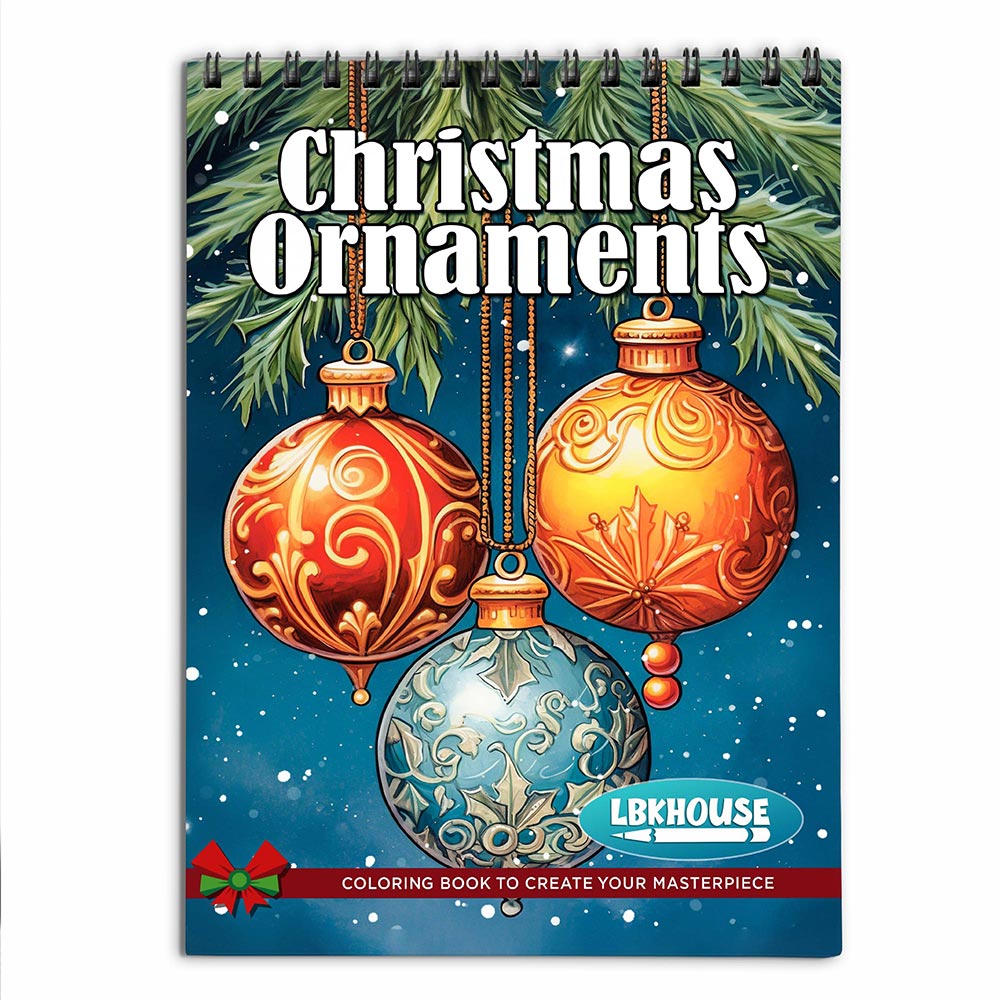 🎄CHRISTMAS ON SALE🔥Christmas Spiral Coloring Book