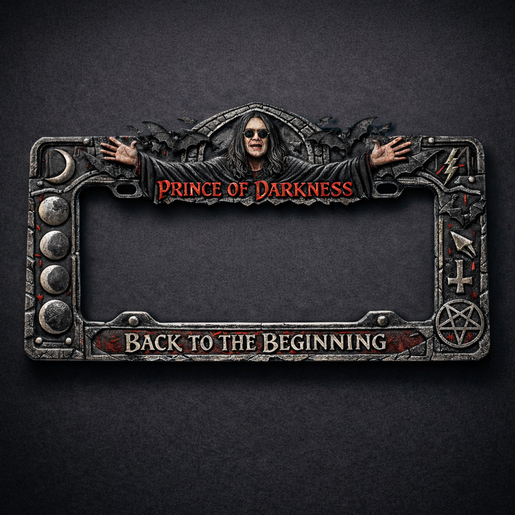 Prince of Darkness License Plate Frame