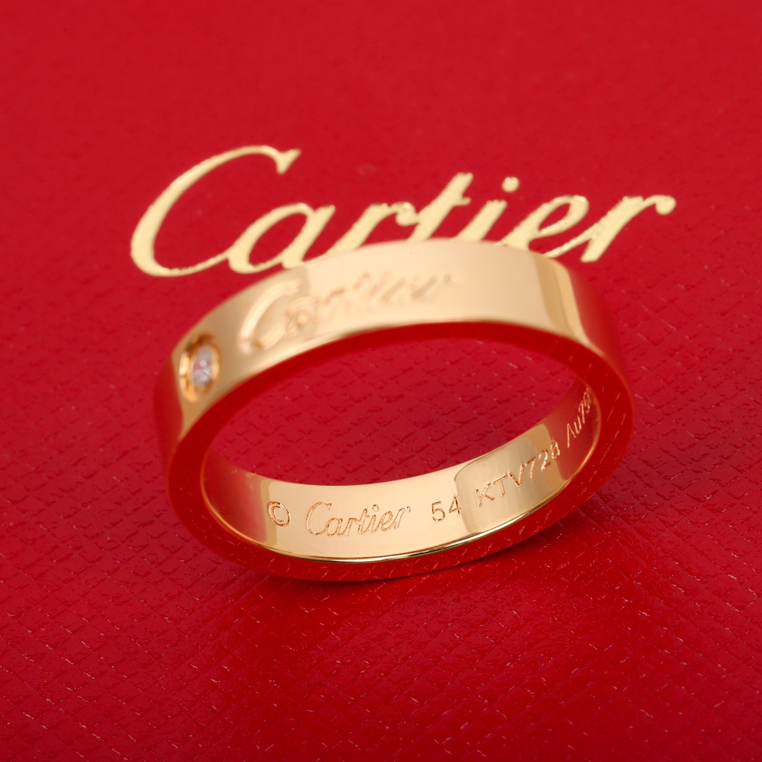 Cartier Wide Classic Signature Ring