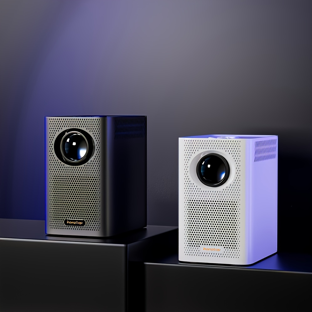 1pc Mini & Smart Portable Movie Projector With WiFi, Compatible With IOS/Android/HDMI/USB