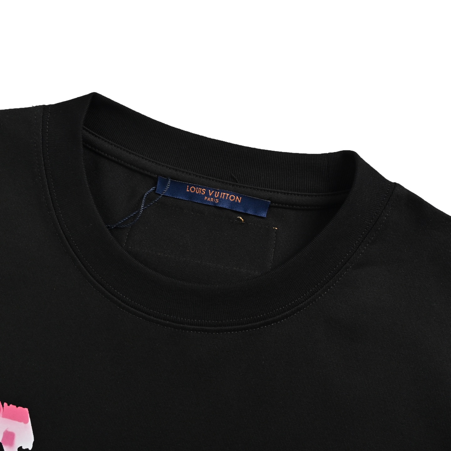 Louis Vuitton 25ss three-dimensional lettering logo printed short sleeves