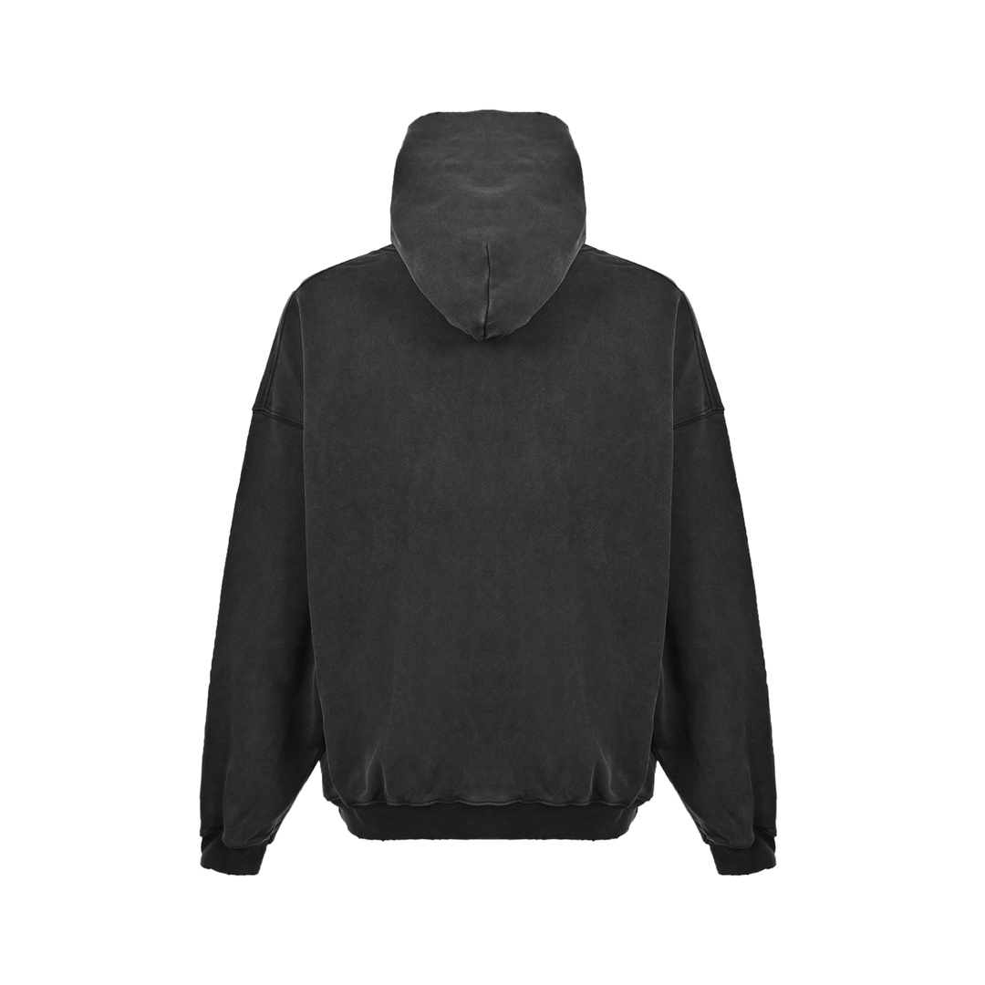 Balenciaga 24Fw Tower Print Washed Hoodie
