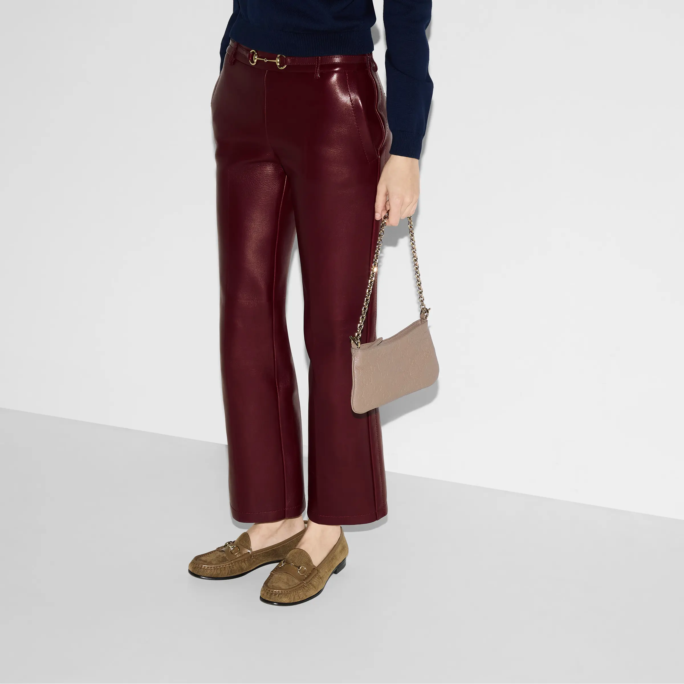 Gucci GG Emblem small shoulder bag‎815278 AAEEM 1000