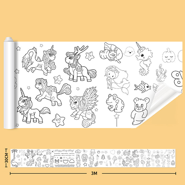 (🌲Early Christmas Sale- SAVE 49% OFF)CHILDREN'S COLORING ROLL-⏰BUY 3 GET 12% OFF & FREE SHIPPING