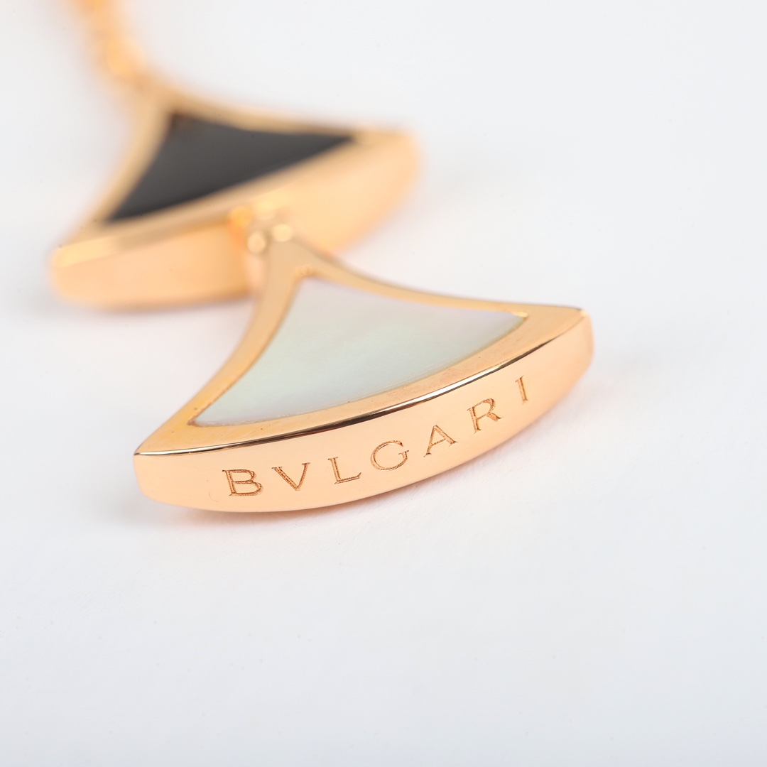 Bulgari Mother of Pearl Pendant Earrings