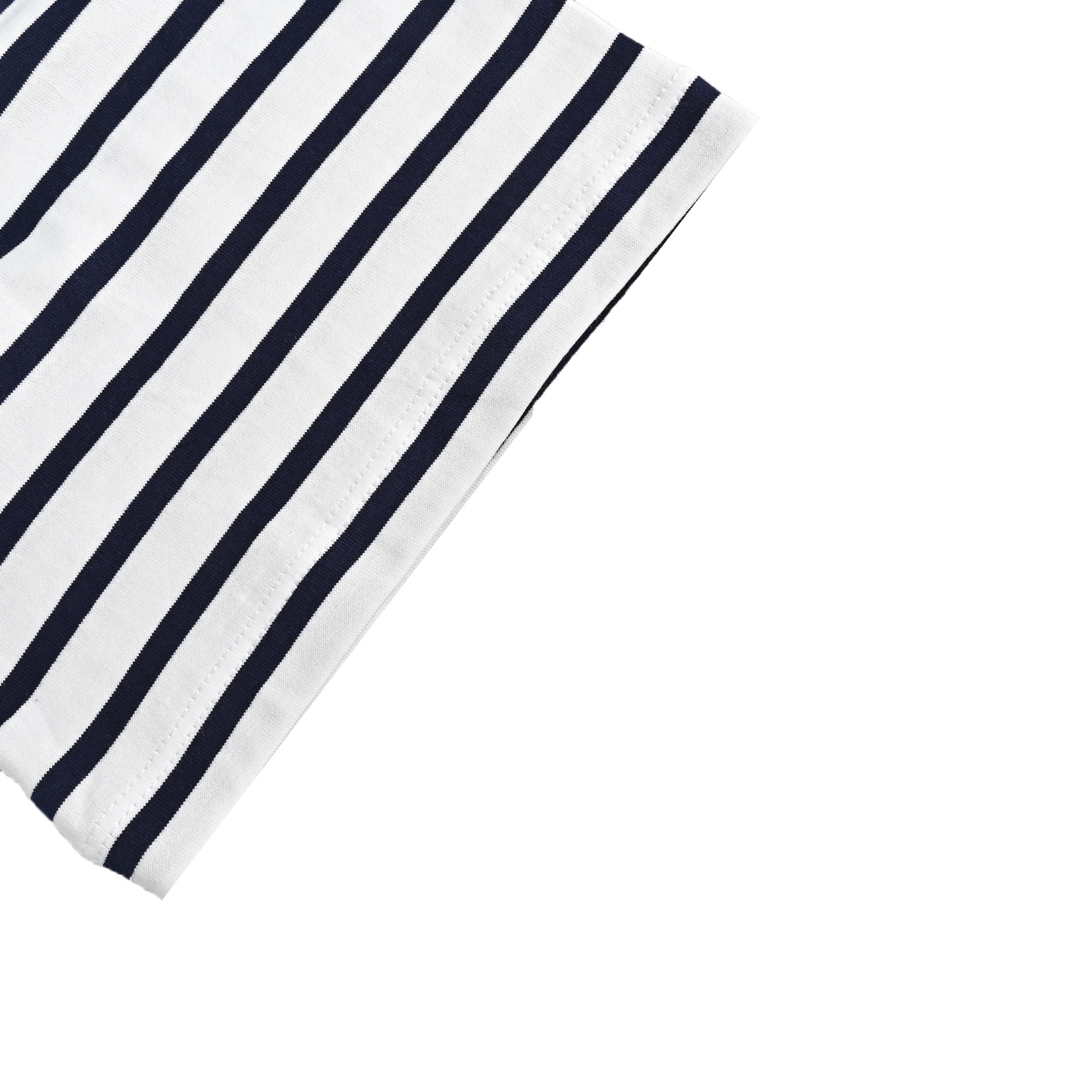 Prada 25ss pocket embroidered striped short sleeve