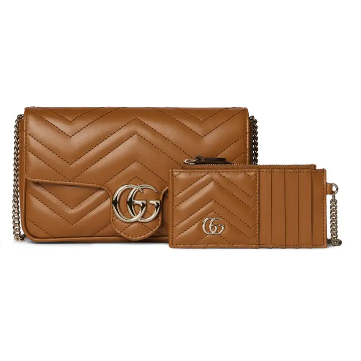 Gucci GG Marmont series small shoulder bag (with card holder) 751526AACCE9053
