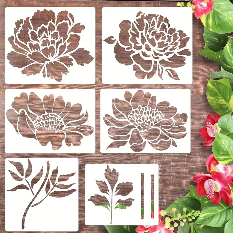 🔥Last Day 60% OFF🔥Blooming Flowers Stencil Kit - DIY decor📦BUY 2 SETS GET FREE SHIPPING NOW
