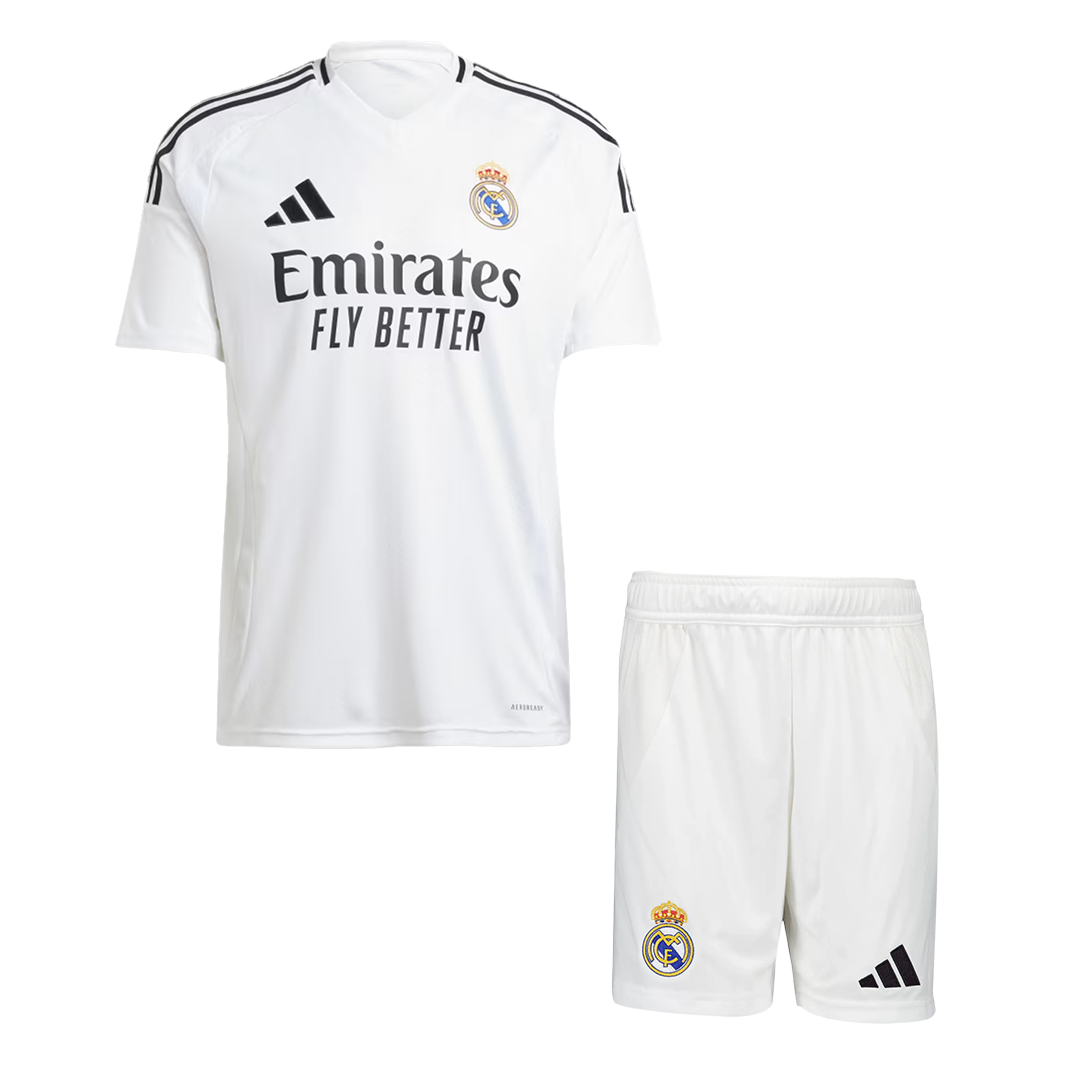 Real Madrid Home Men's Football Jersey Kit (Shirt + Shorts) 2024/25