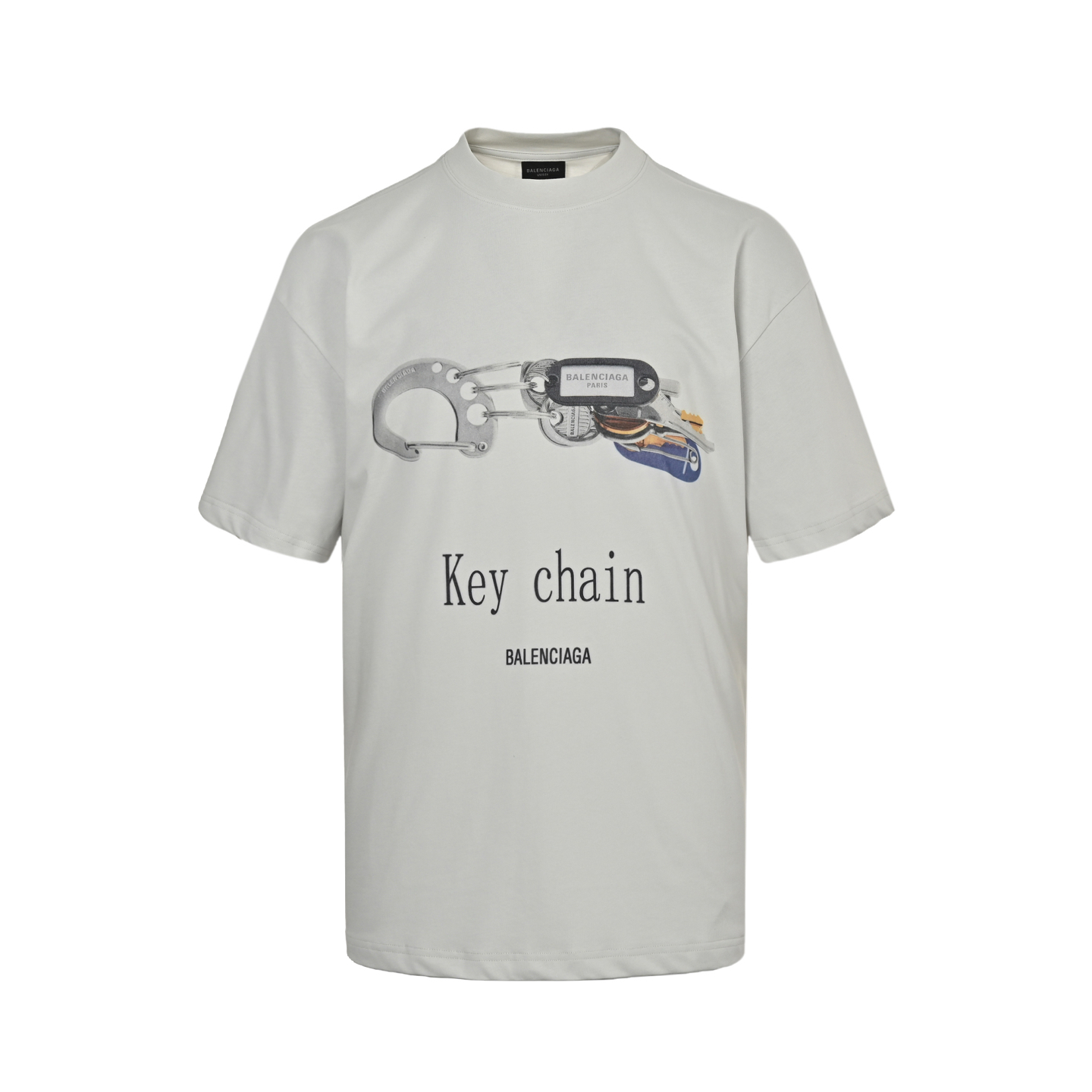 Balenciaga 25ss keychain print short sleeve
