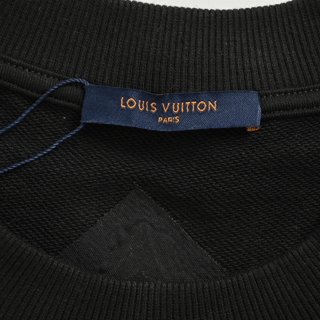 Louis Vuitton 24Fw ski logo embroidered crewneck sweatshirt